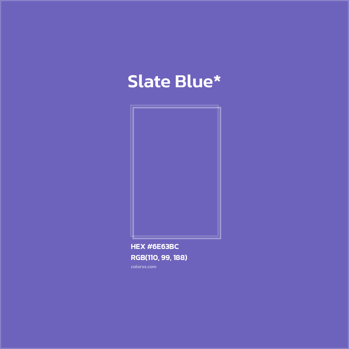 HEX #6E63BC Color Name, Color Code, Palettes, Similar Paints, Images