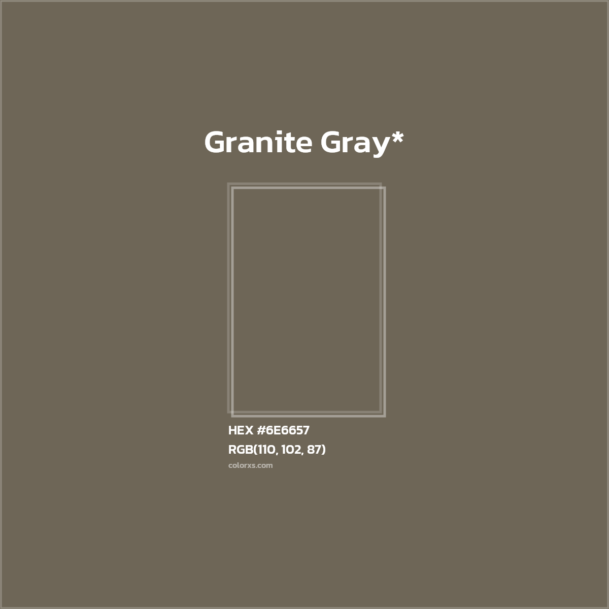 HEX #6E6657 Color Name, Color Code, Palettes, Similar Paints, Images