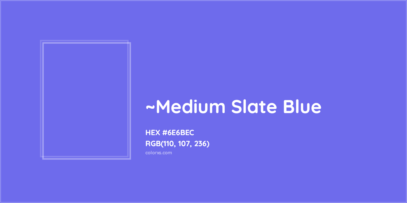 HEX #6E6BEC Color Name, Color Code, Palettes, Similar Paints, Images