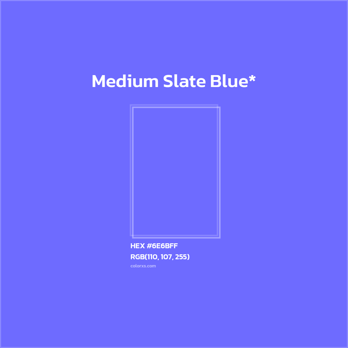 HEX #6E6BFF Color Name, Color Code, Palettes, Similar Paints, Images