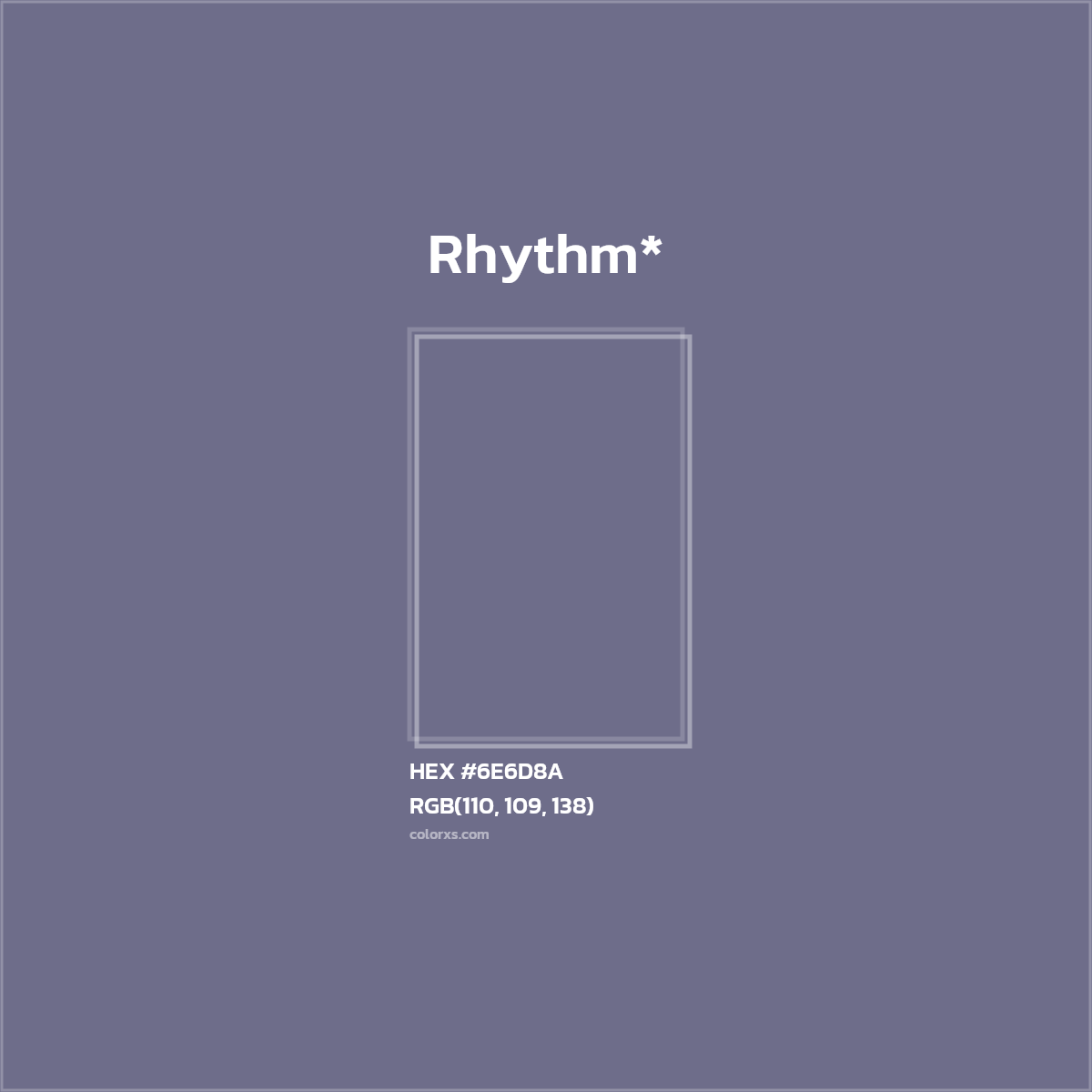 HEX #6E6D8A Color Name, Color Code, Palettes, Similar Paints, Images