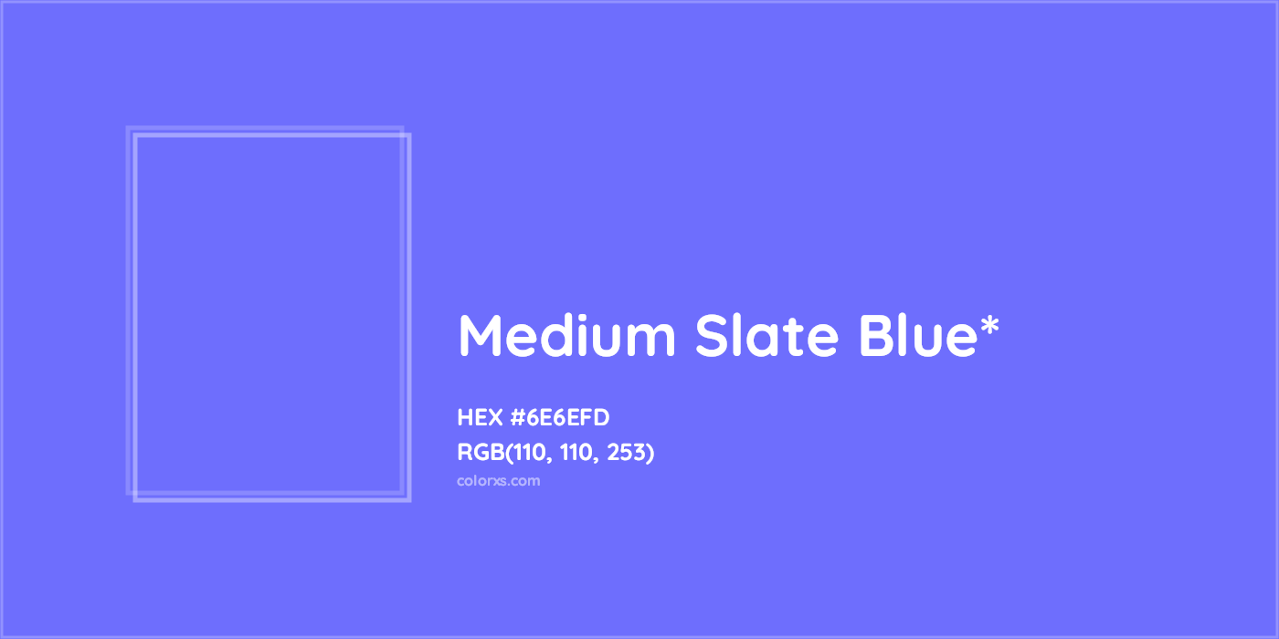HEX #6E6EFD Color Name, Color Code, Palettes, Similar Paints, Images