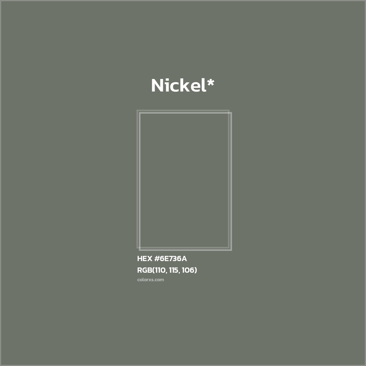 HEX #6E736A Color Name, Color Code, Palettes, Similar Paints, Images