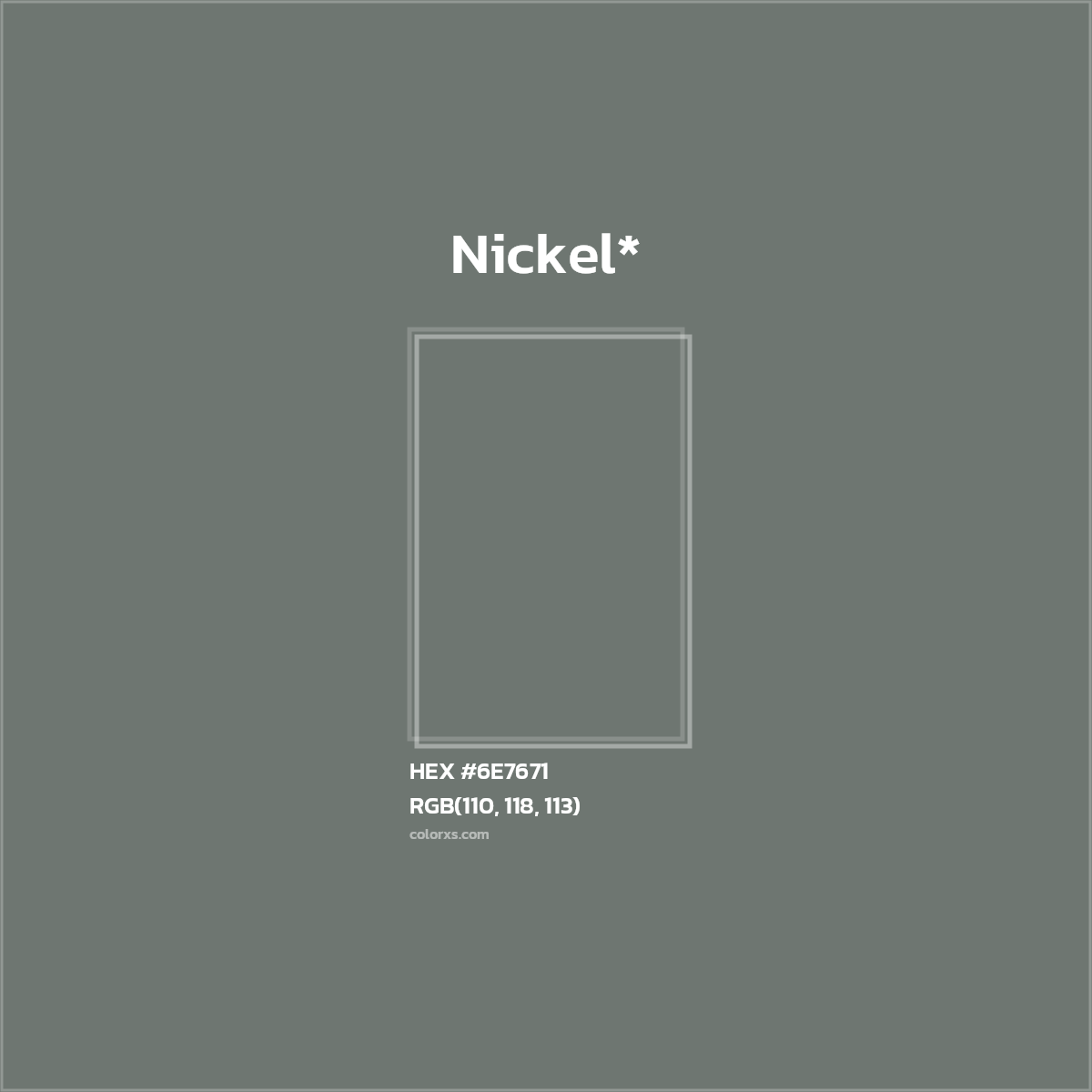 HEX #6E7671 Color Name, Color Code, Palettes, Similar Paints, Images