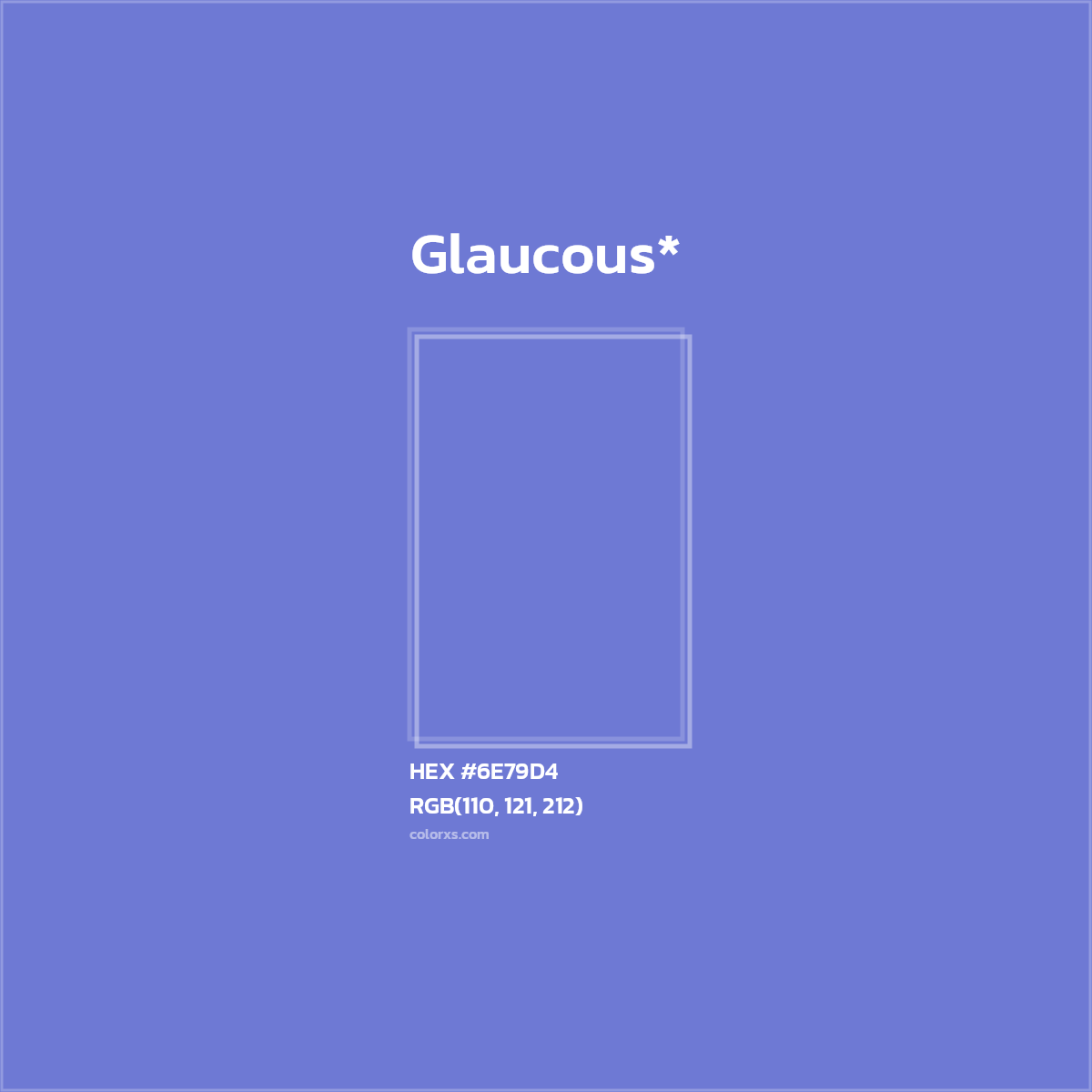 HEX #6E79D4 Color Name, Color Code, Palettes, Similar Paints, Images