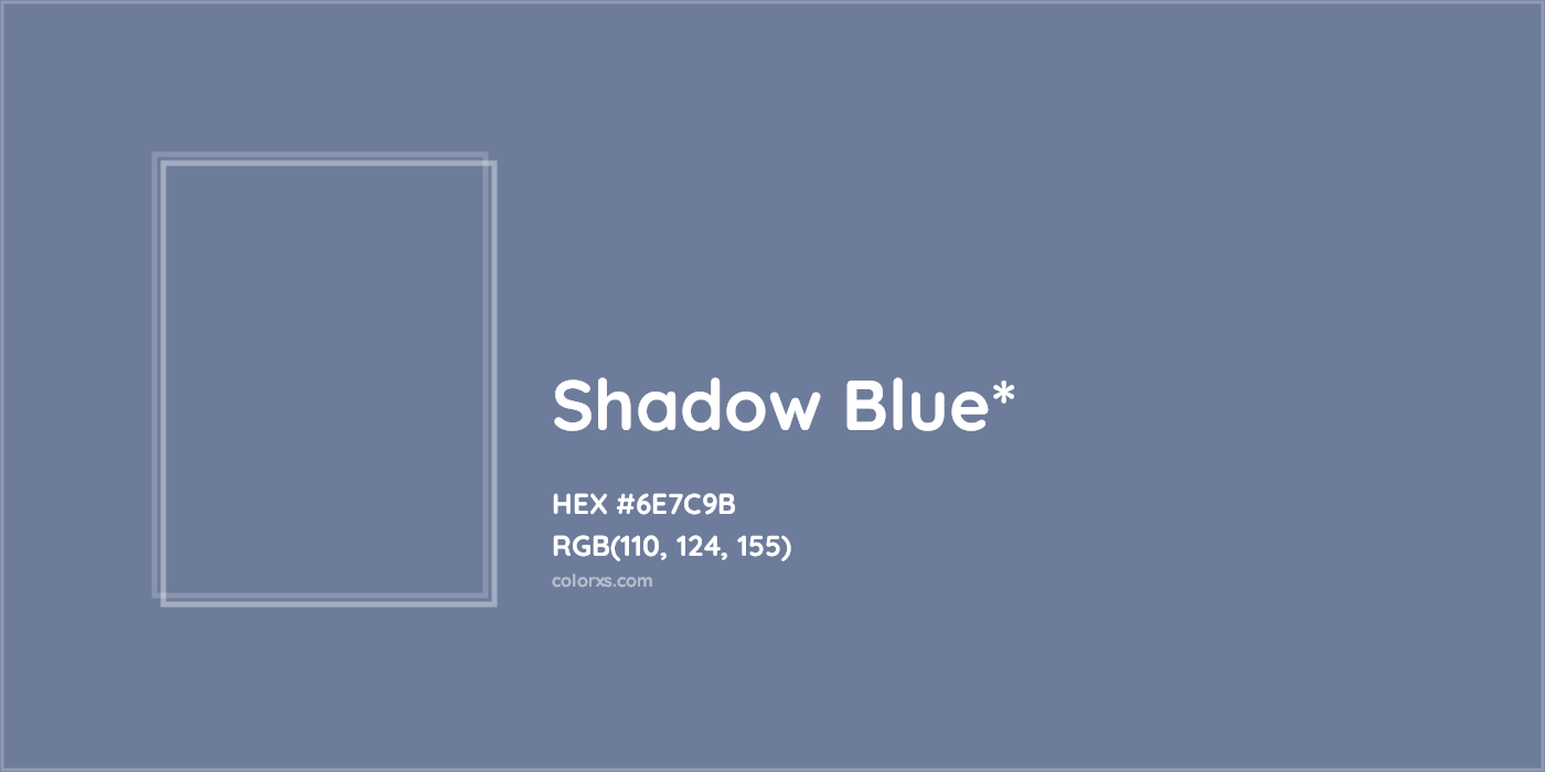 HEX #6E7C9B Color Name, Color Code, Palettes, Similar Paints, Images