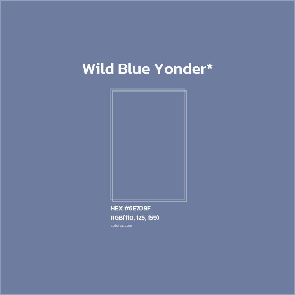 HEX #6E7D9F Color Name, Color Code, Palettes, Similar Paints, Images