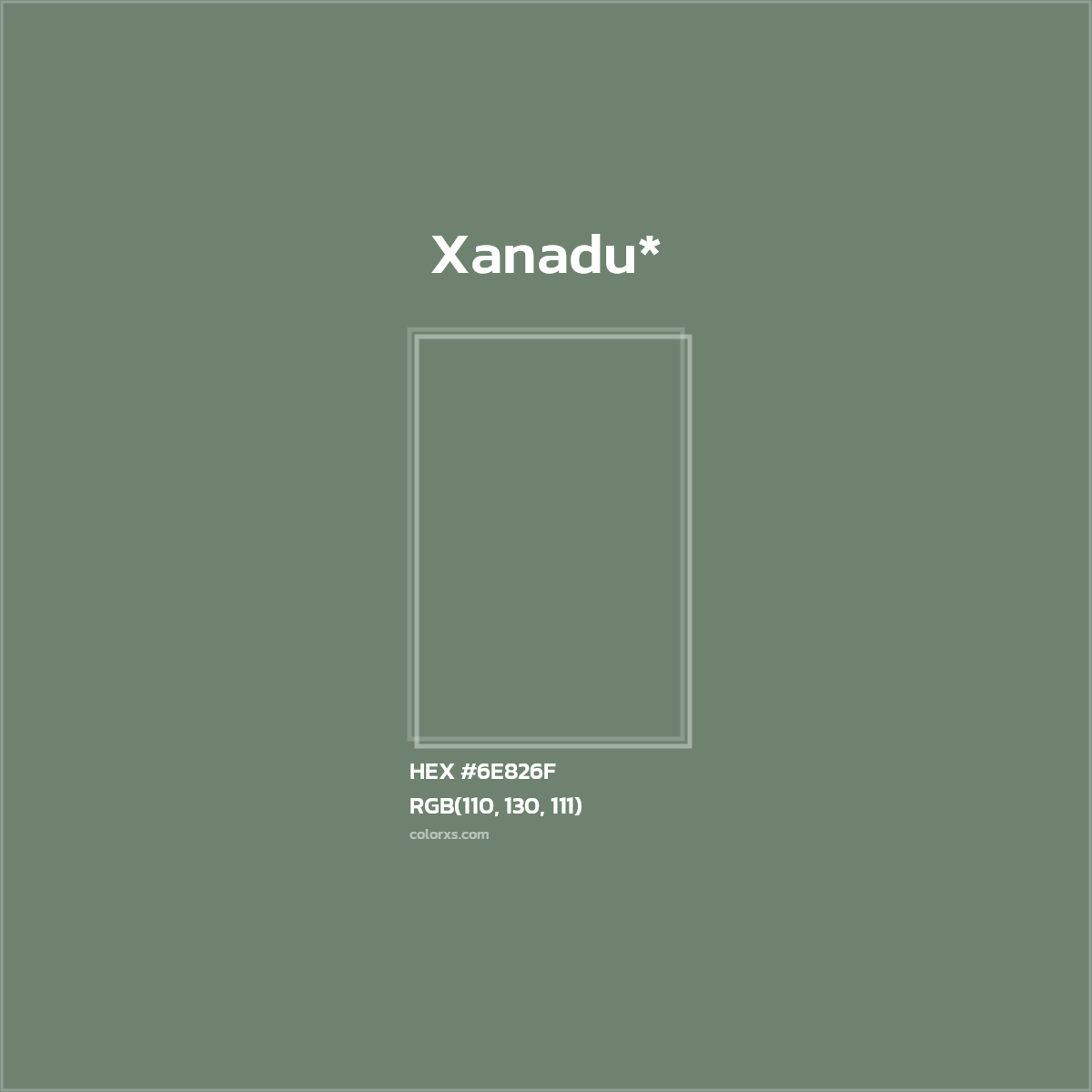 HEX #6E826F Color Name, Color Code, Palettes, Similar Paints, Images