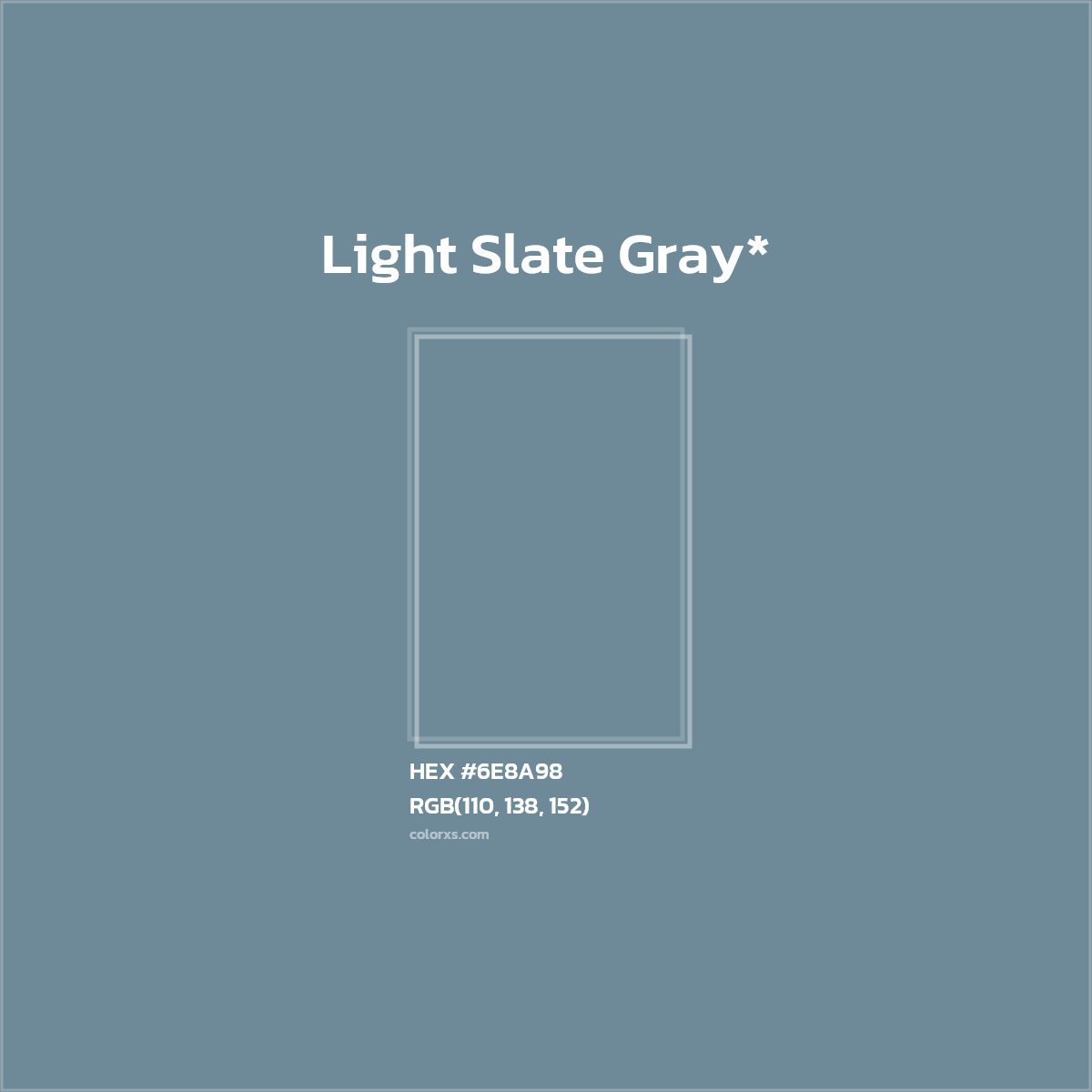 HEX #6E8A98 Color Name, Color Code, Palettes, Similar Paints, Images