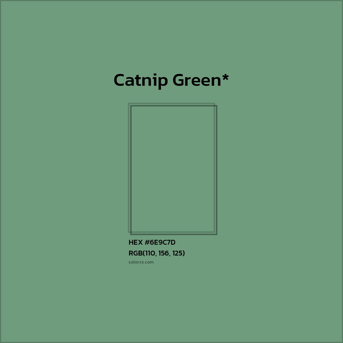HEX #6E9C7D Color Name, Color Code, Palettes, Similar Paints, Images