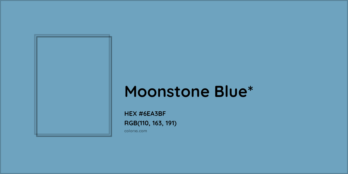 HEX #6EA3BF Color Name, Color Code, Palettes, Similar Paints, Images