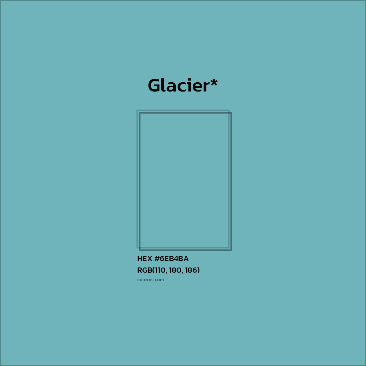 HEX #6EB4BA Color Name, Color Code, Palettes, Similar Paints, Images