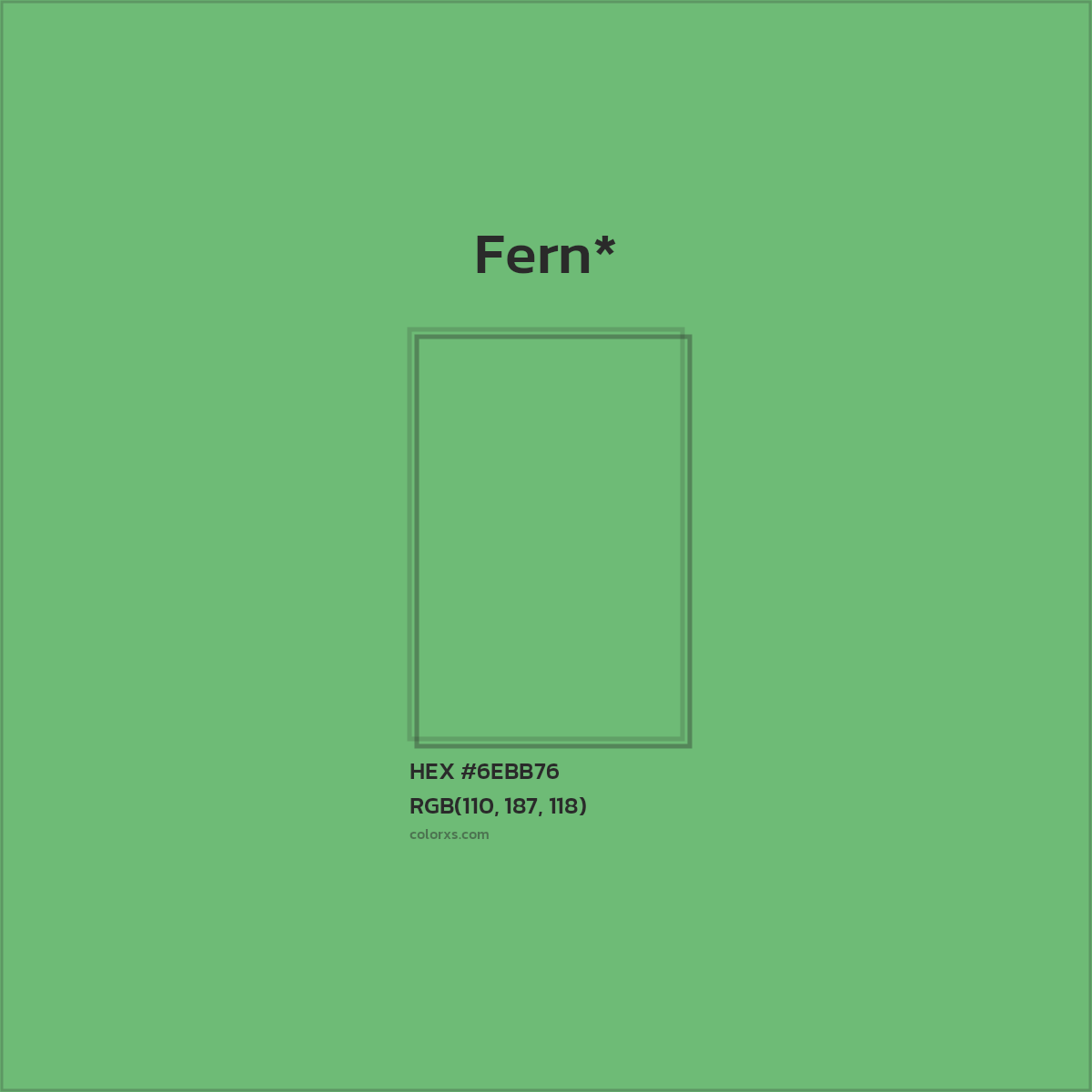 HEX #6EBB76 Color Name, Color Code, Palettes, Similar Paints, Images