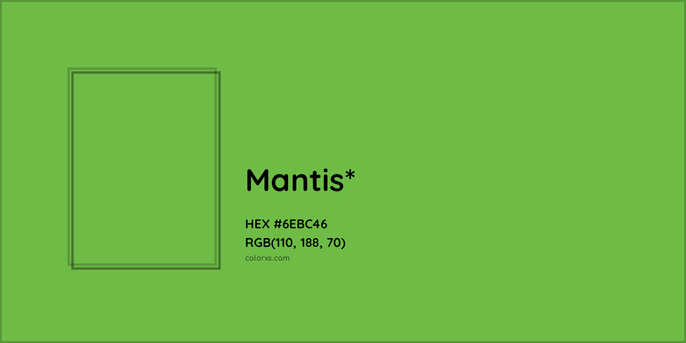 HEX #6EBC46 Color Name, Color Code, Palettes, Similar Paints, Images
