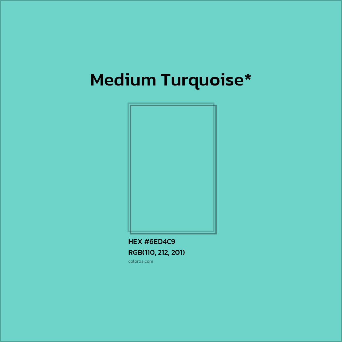 HEX #6ED4C9 Color Name, Color Code, Palettes, Similar Paints, Images