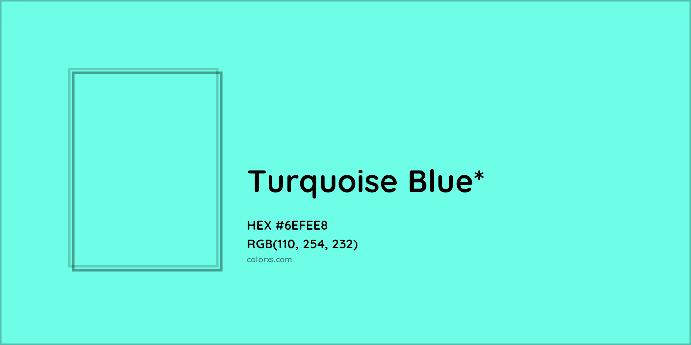 HEX #6EFEE8 Color Name, Color Code, Palettes, Similar Paints, Images
