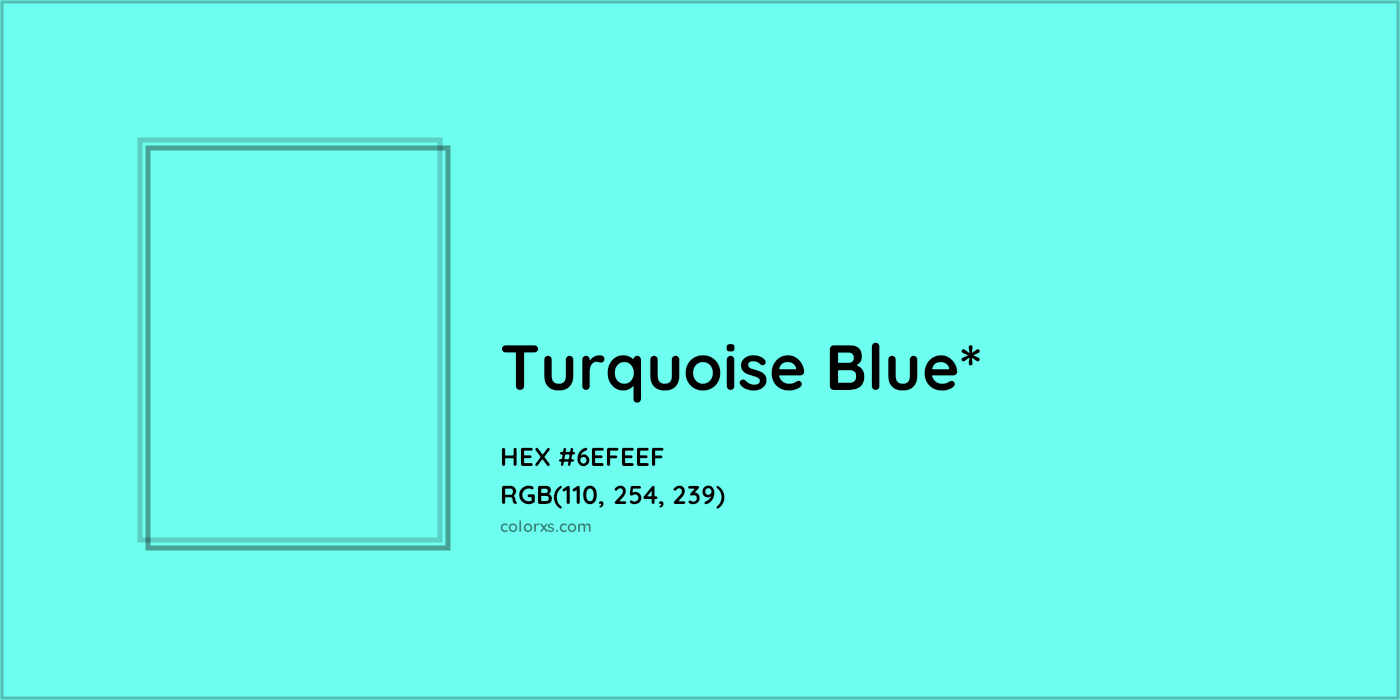 HEX #6EFEEF Color Name, Color Code, Palettes, Similar Paints, Images
