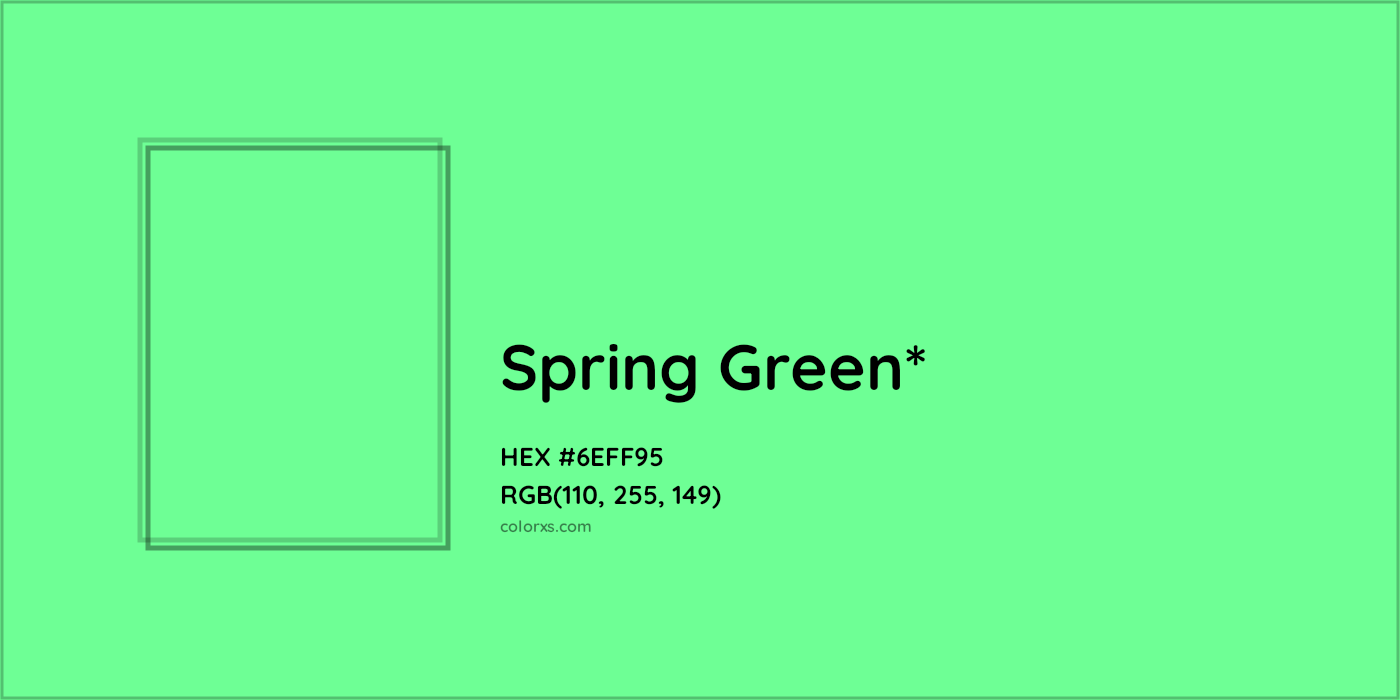 HEX #6EFF95 Color Name, Color Code, Palettes, Similar Paints, Images