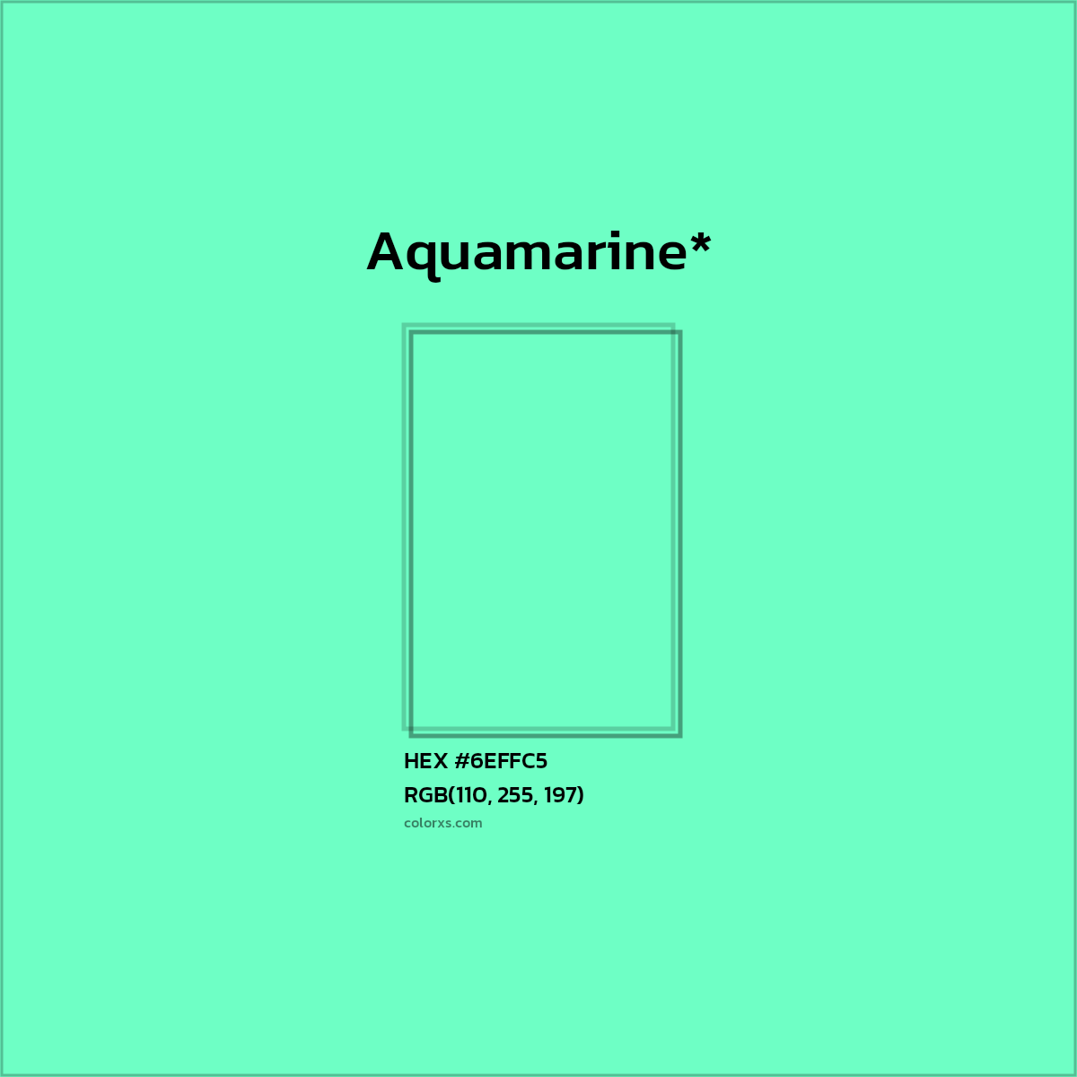 HEX #6EFFC5 Color Name, Color Code, Palettes, Similar Paints, Images