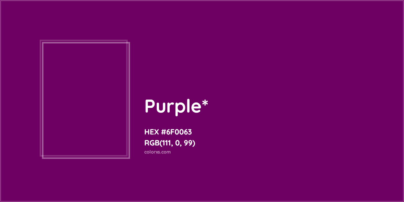 HEX #6F0063 Color Name, Color Code, Palettes, Similar Paints, Images