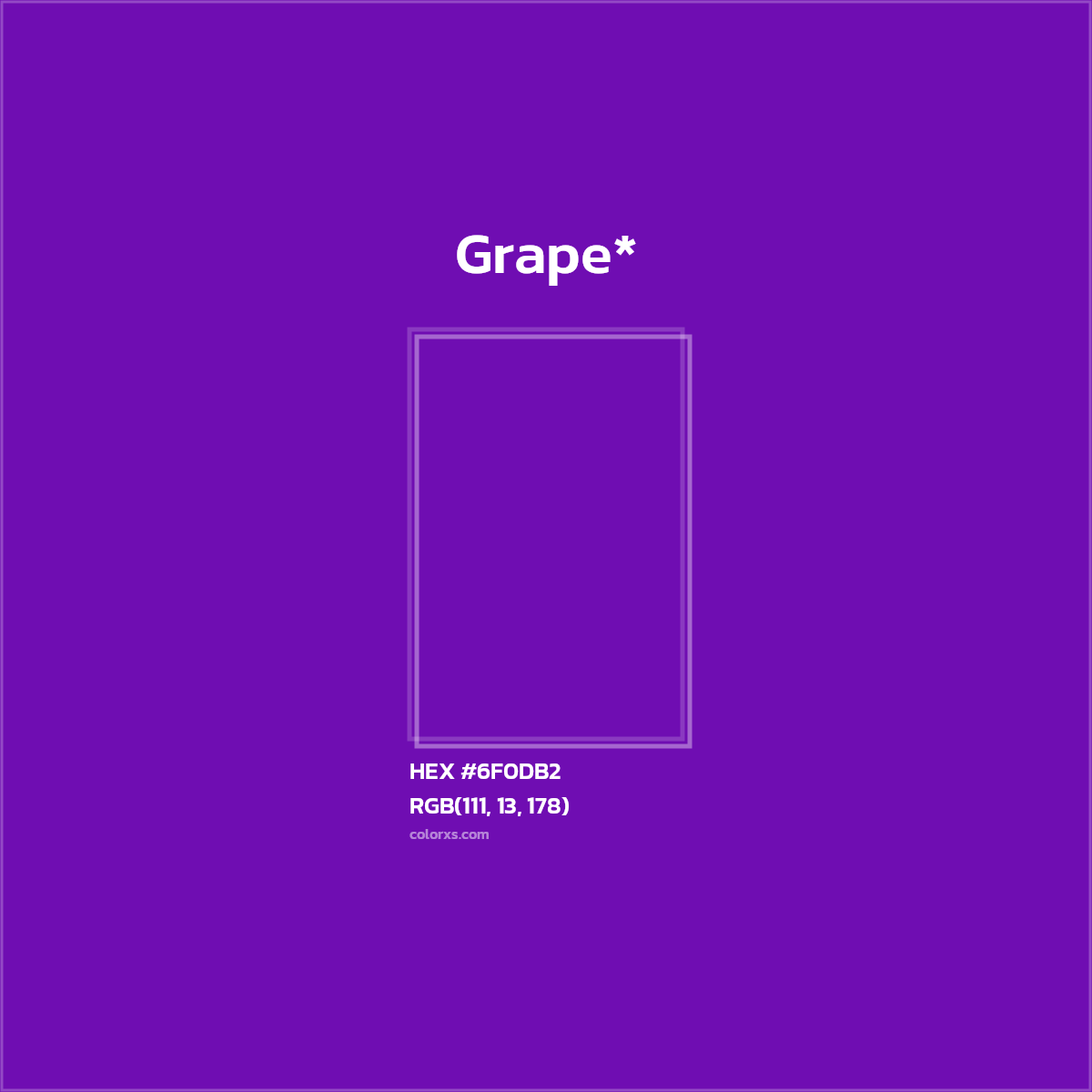 HEX #6F0DB2 Color Name, Color Code, Palettes, Similar Paints, Images