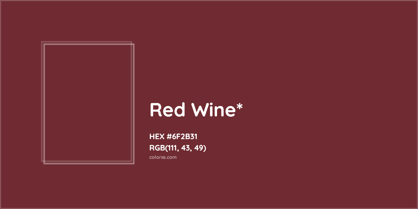 HEX #6F2B31 Color Name, Color Code, Palettes, Similar Paints, Images