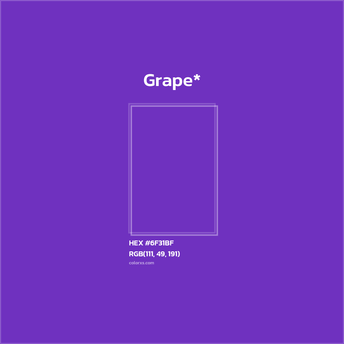 HEX #6F31BF Color Name, Color Code, Palettes, Similar Paints, Images