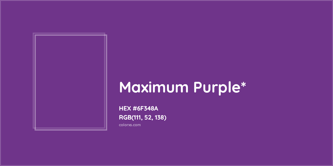 HEX #6F348A Color Name, Color Code, Palettes, Similar Paints, Images