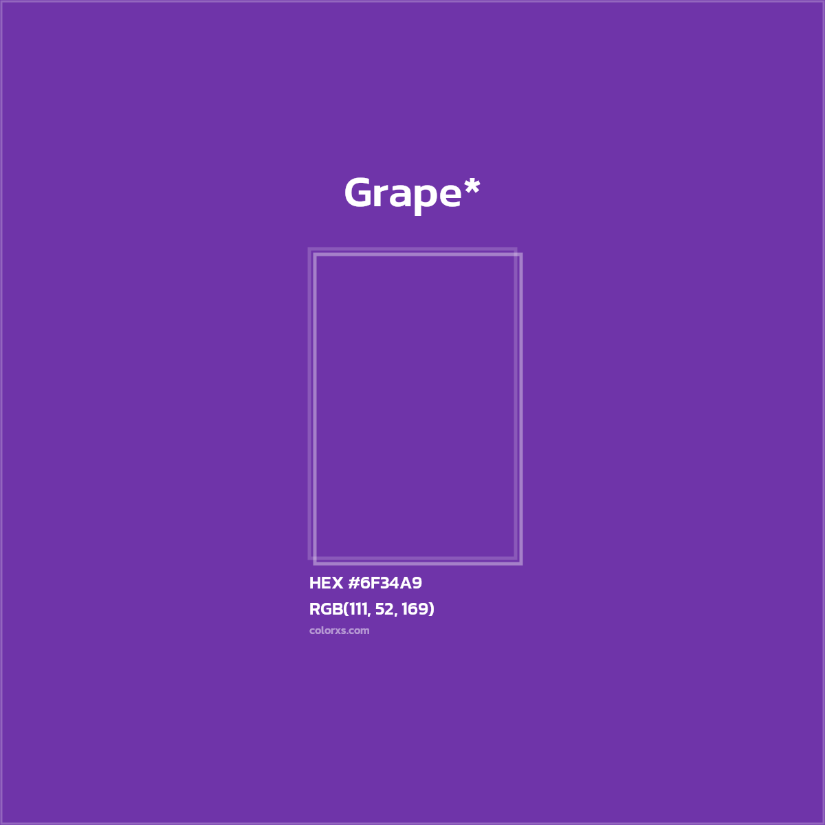 HEX #6F34A9 Color Name, Color Code, Palettes, Similar Paints, Images