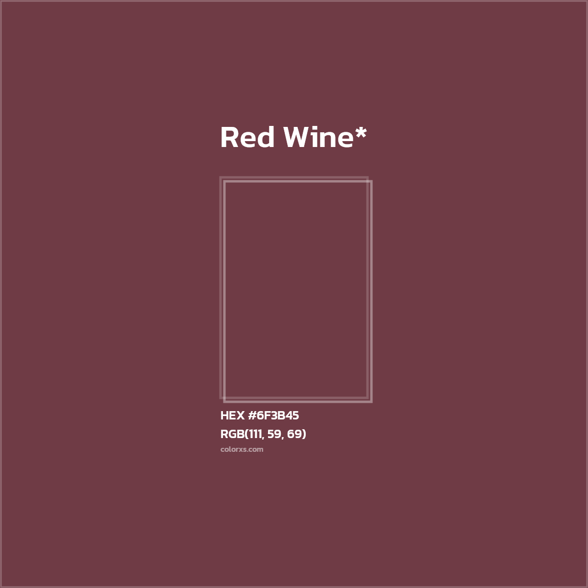 HEX #6F3B45 Color Name, Color Code, Palettes, Similar Paints, Images