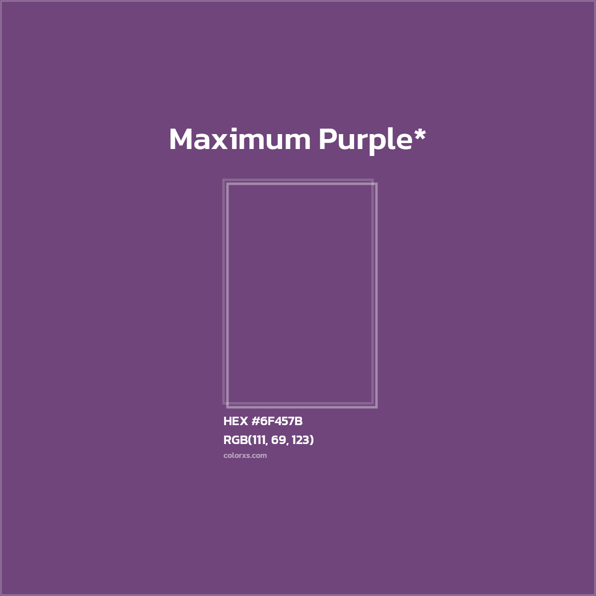 HEX #6F457B Color Name, Color Code, Palettes, Similar Paints, Images