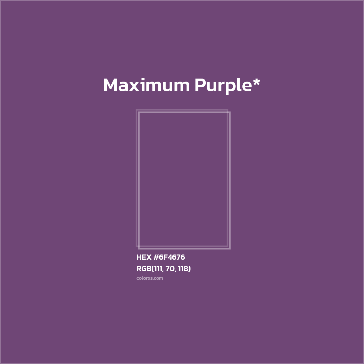 HEX #6F4676 Color Name, Color Code, Palettes, Similar Paints, Images