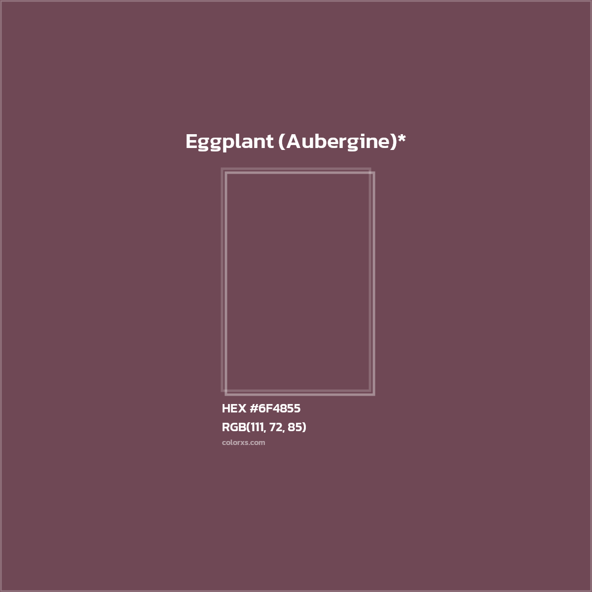 HEX #6F4855 Color Name, Color Code, Palettes, Similar Paints, Images