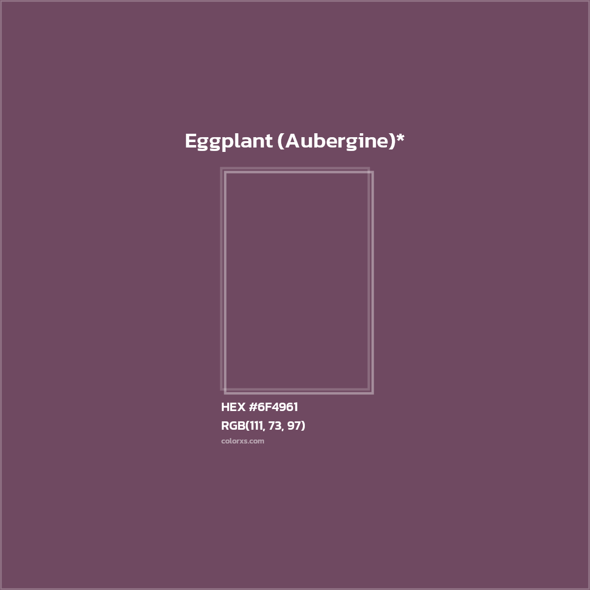 HEX #6F4961 Color Name, Color Code, Palettes, Similar Paints, Images