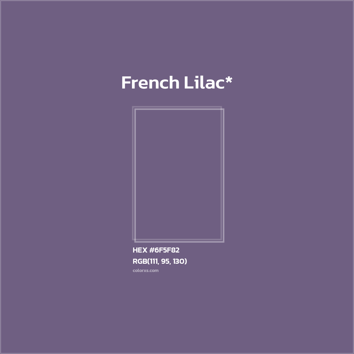 HEX #6F5F82 Color Name, Color Code, Palettes, Similar Paints, Images