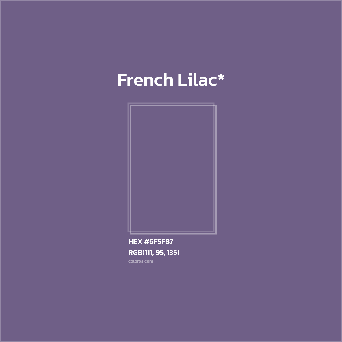 HEX #6F5F87 Color Name, Color Code, Palettes, Similar Paints, Images