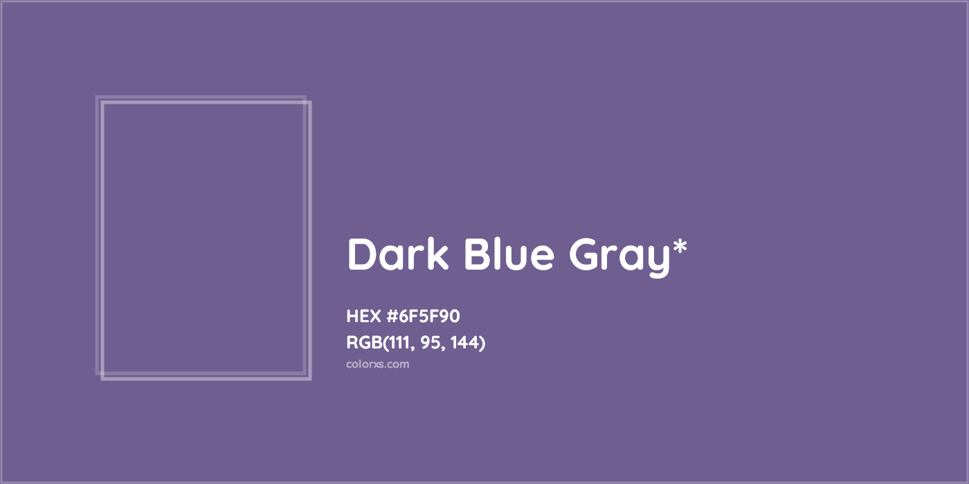 HEX #6F5F90 Color Name, Color Code, Palettes, Similar Paints, Images