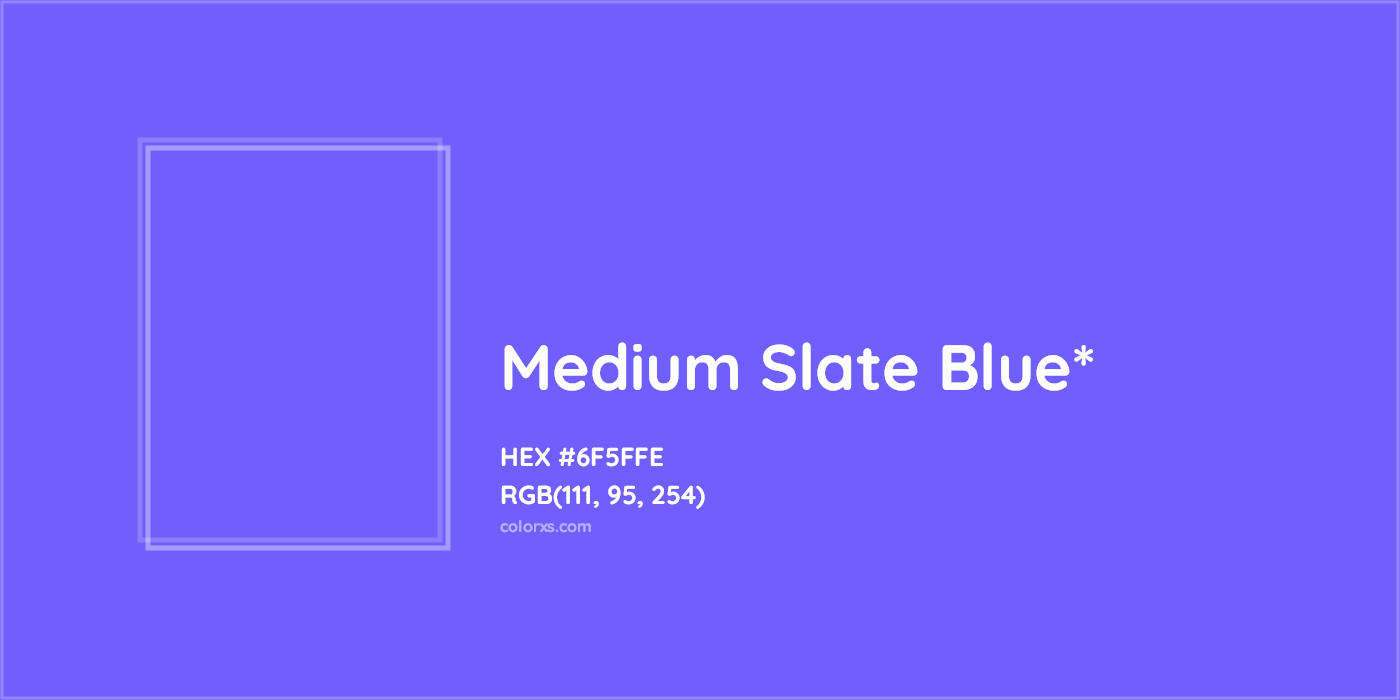 HEX #6F5FFE Color Name, Color Code, Palettes, Similar Paints, Images
