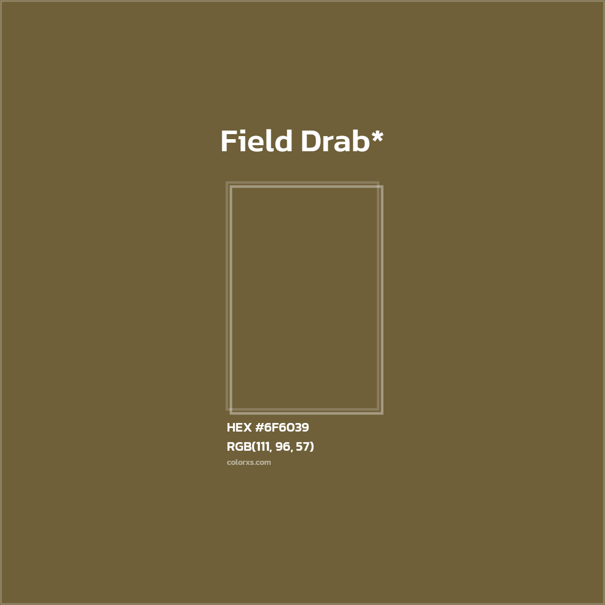 HEX #6F6039 Color Name, Color Code, Palettes, Similar Paints, Images