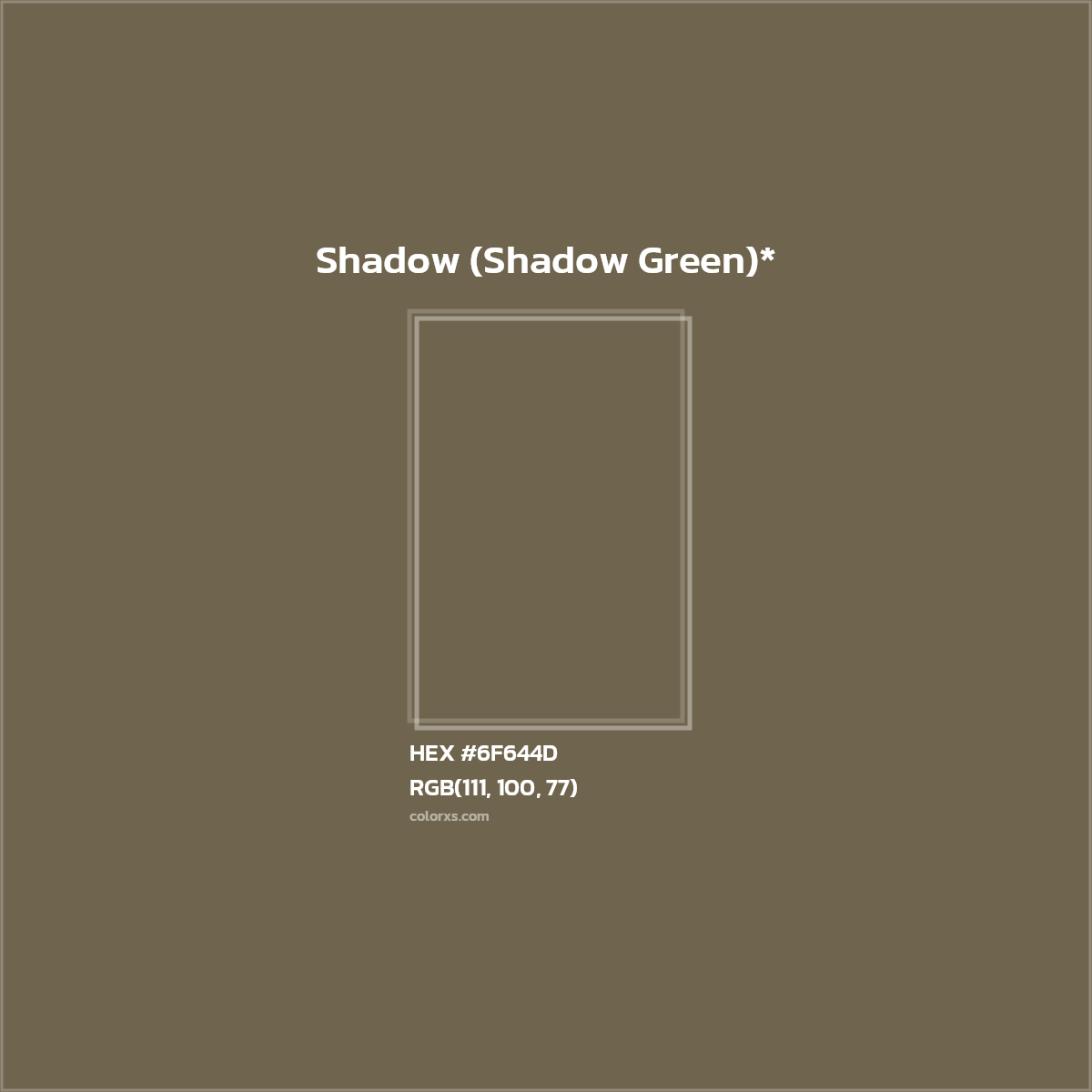 HEX #6F644D Color Name, Color Code, Palettes, Similar Paints, Images