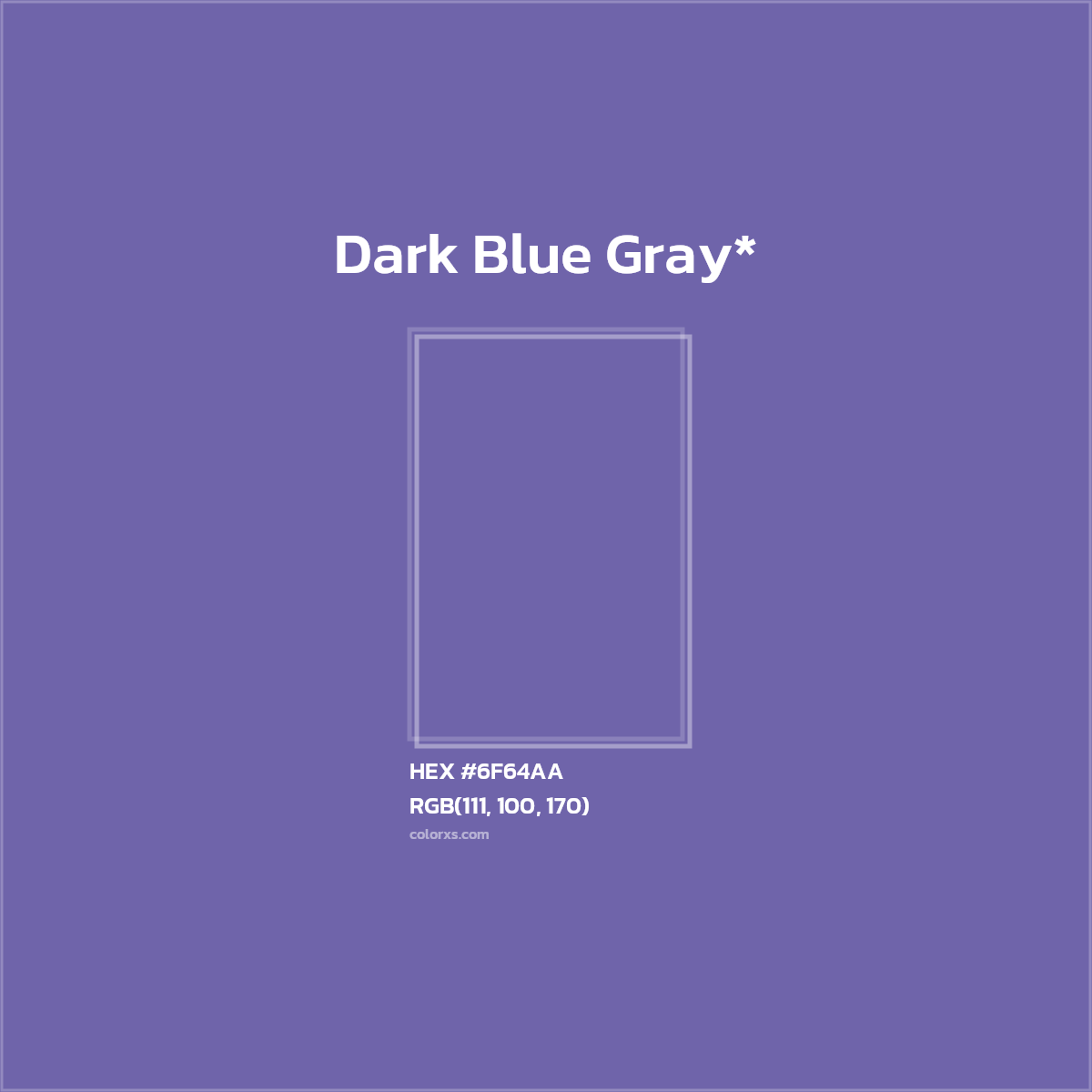 HEX #6F64AA Color Name, Color Code, Palettes, Similar Paints, Images