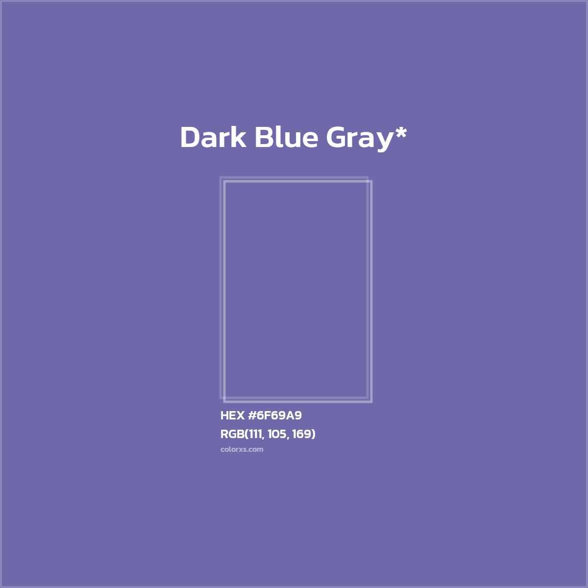 HEX #6F69A9 Color Name, Color Code, Palettes, Similar Paints, Images