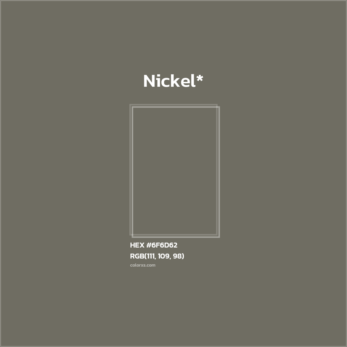 HEX #6F6D62 Color Name, Color Code, Palettes, Similar Paints, Images