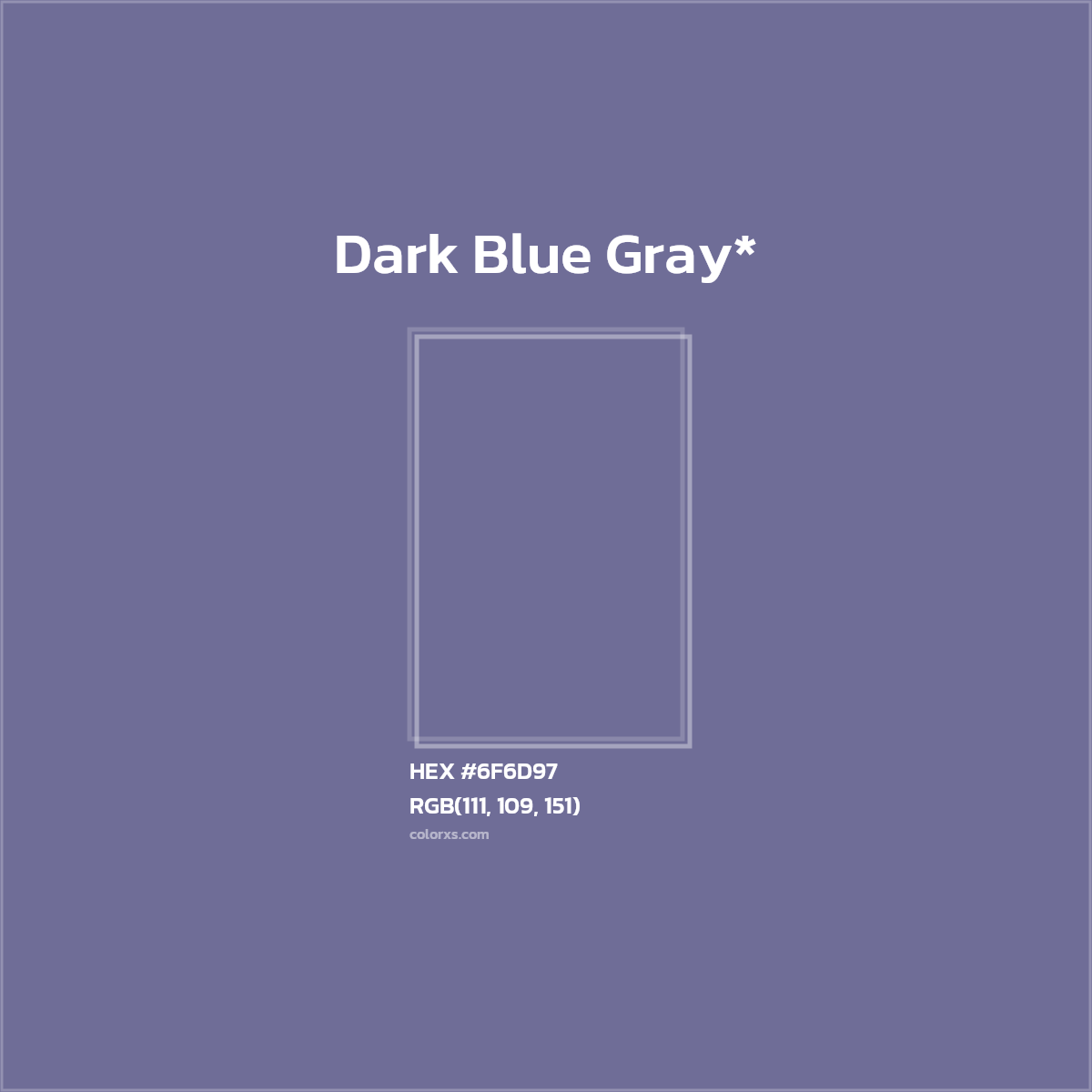 HEX #6F6D97 Color Name, Color Code, Palettes, Similar Paints, Images