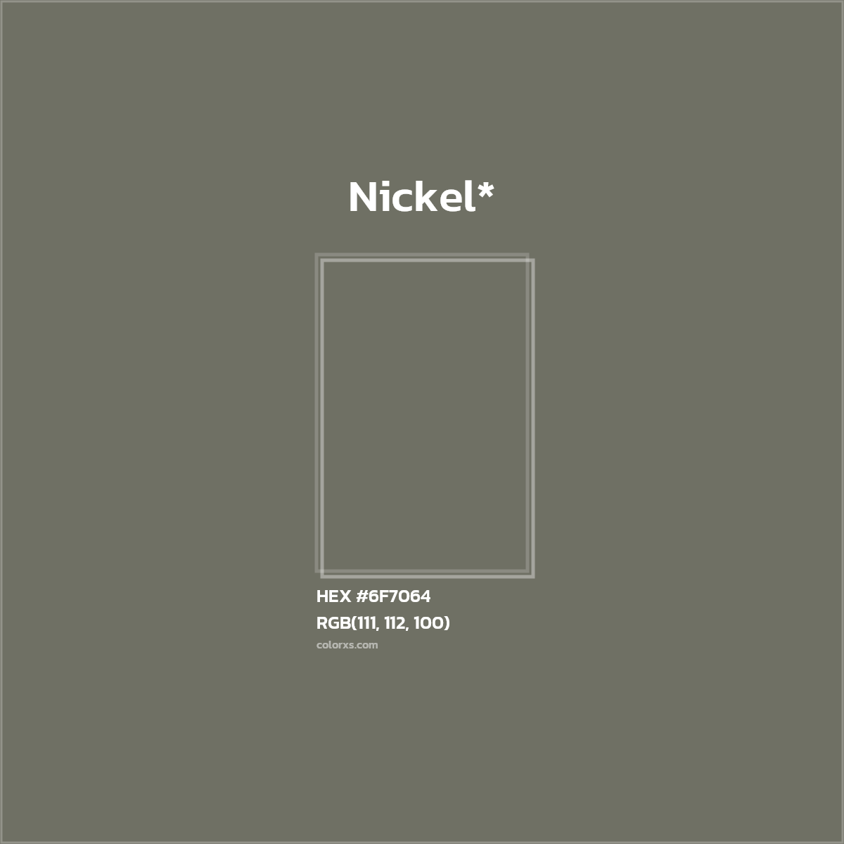 HEX #6F7064 Color Name, Color Code, Palettes, Similar Paints, Images