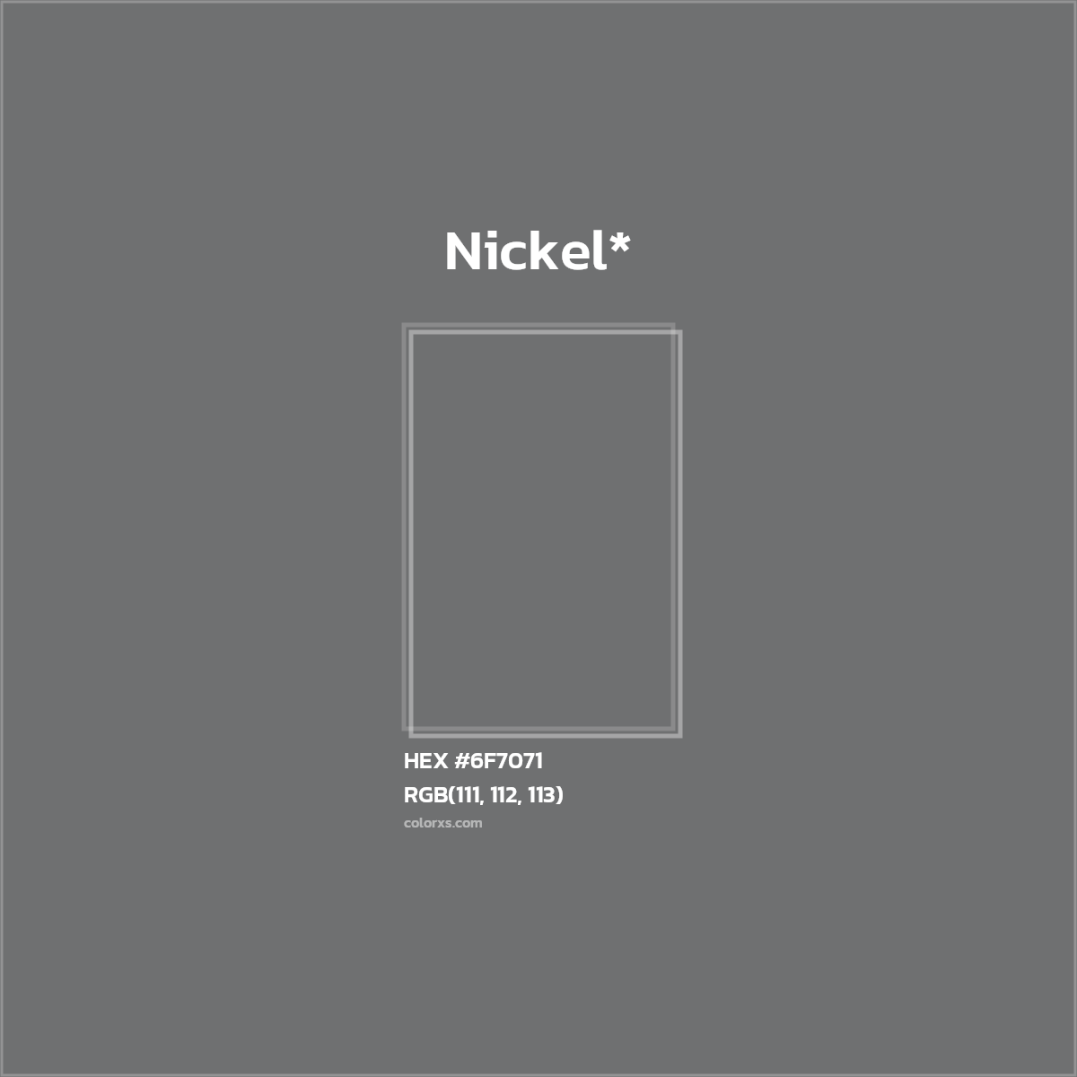 HEX #6F7071 Color Name, Color Code, Palettes, Similar Paints, Images