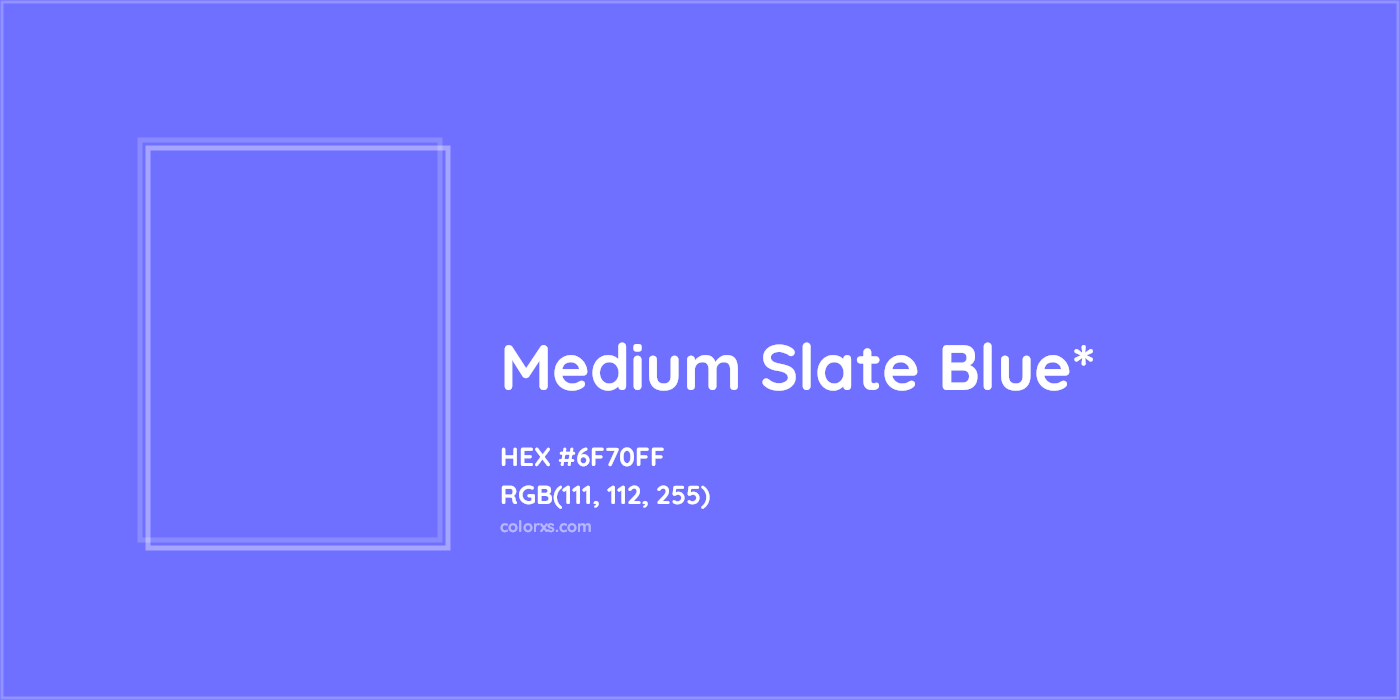 HEX #6F70FF Color Name, Color Code, Palettes, Similar Paints, Images