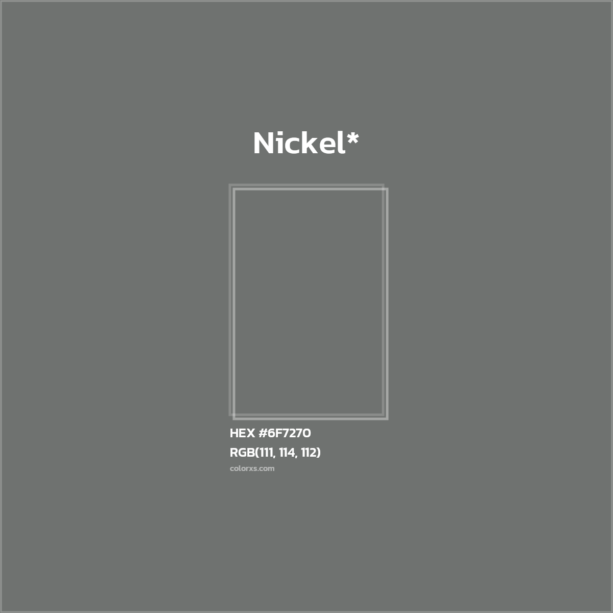 HEX #6F7270 Color Name, Color Code, Palettes, Similar Paints, Images