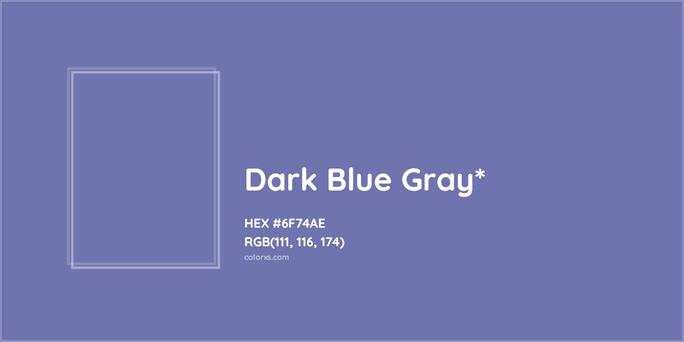HEX #6F74AE Color Name, Color Code, Palettes, Similar Paints, Images