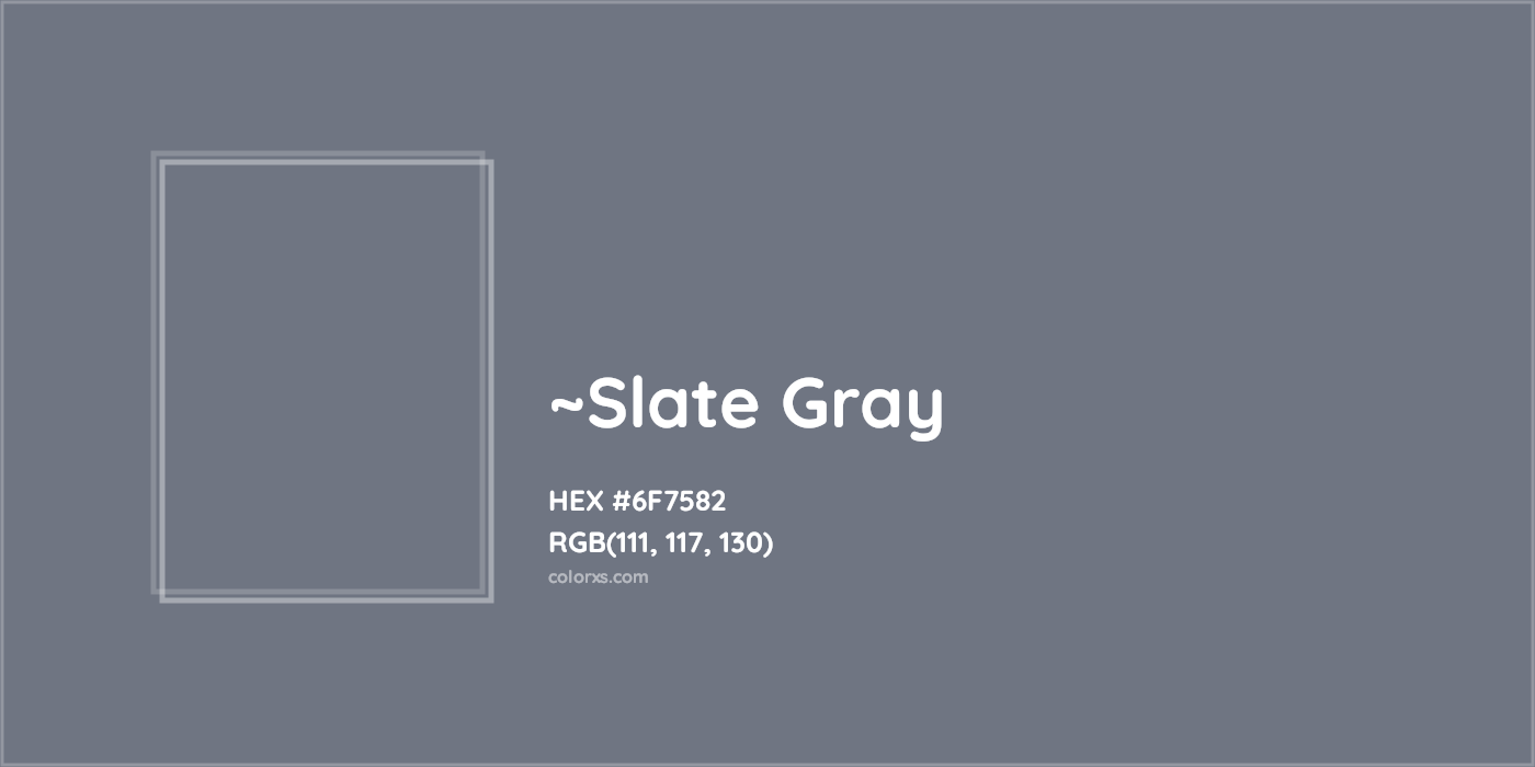 HEX #6F7582 Color Name, Color Code, Palettes, Similar Paints, Images